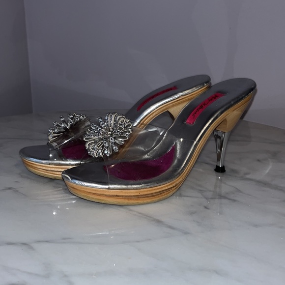 MODERN 1950s Style BETSEY JOHNSON Polly Heels - Picture 3 of 5